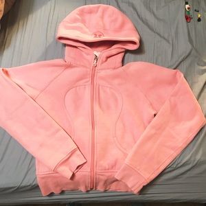 Lululemon 🍋 light pink zip up hoodie